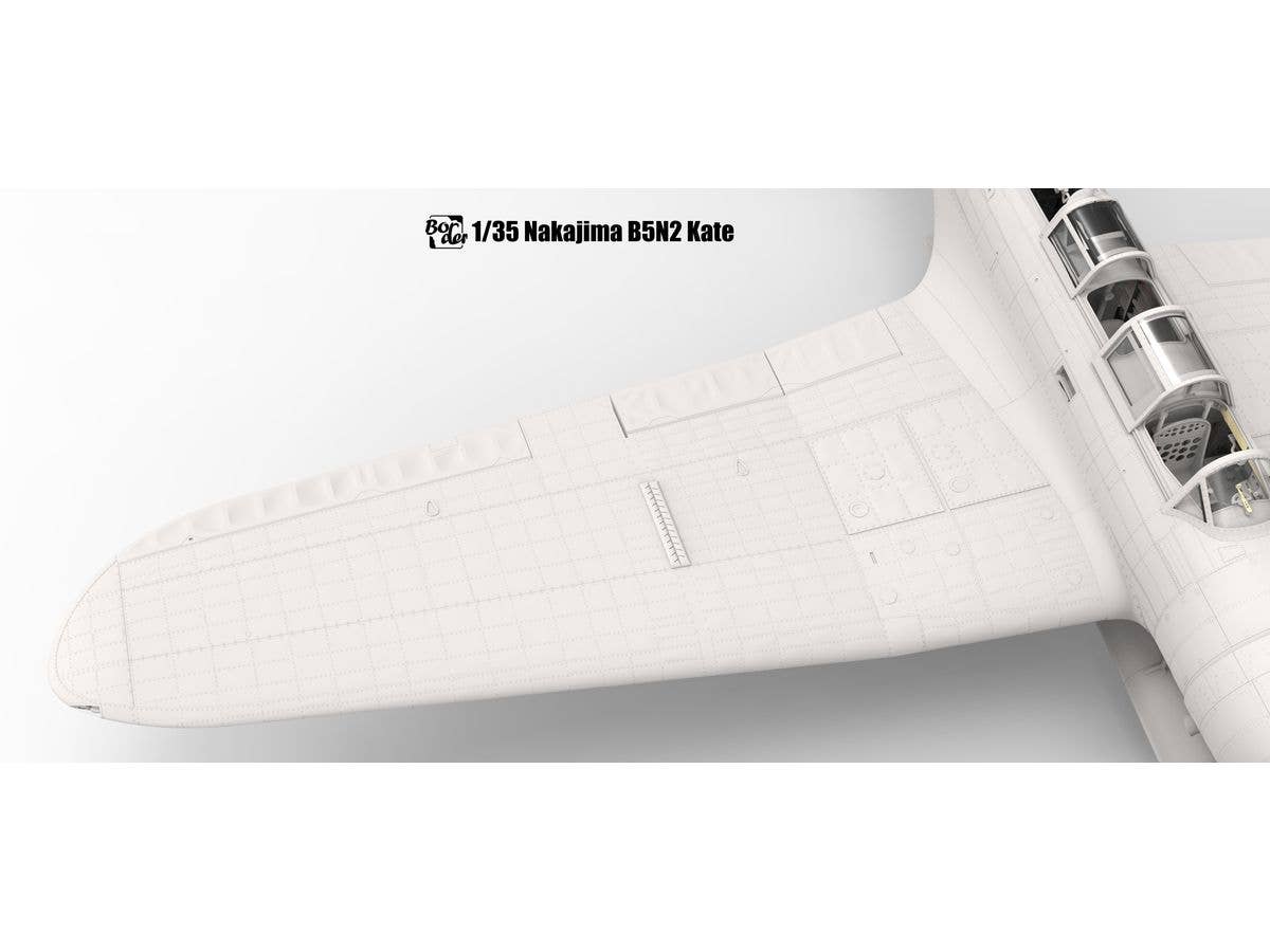 Border Model 1/35 Nakajima B5N2 Type 97 Carrier Attack Bomber (Kate) w/ Full Interior | 6971995746652