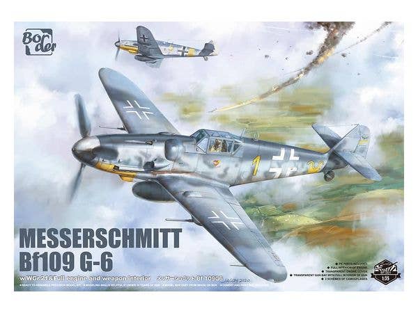 Border Model 1/35 Messerschmitt BF109G-6, Aircraft | 6971995749226