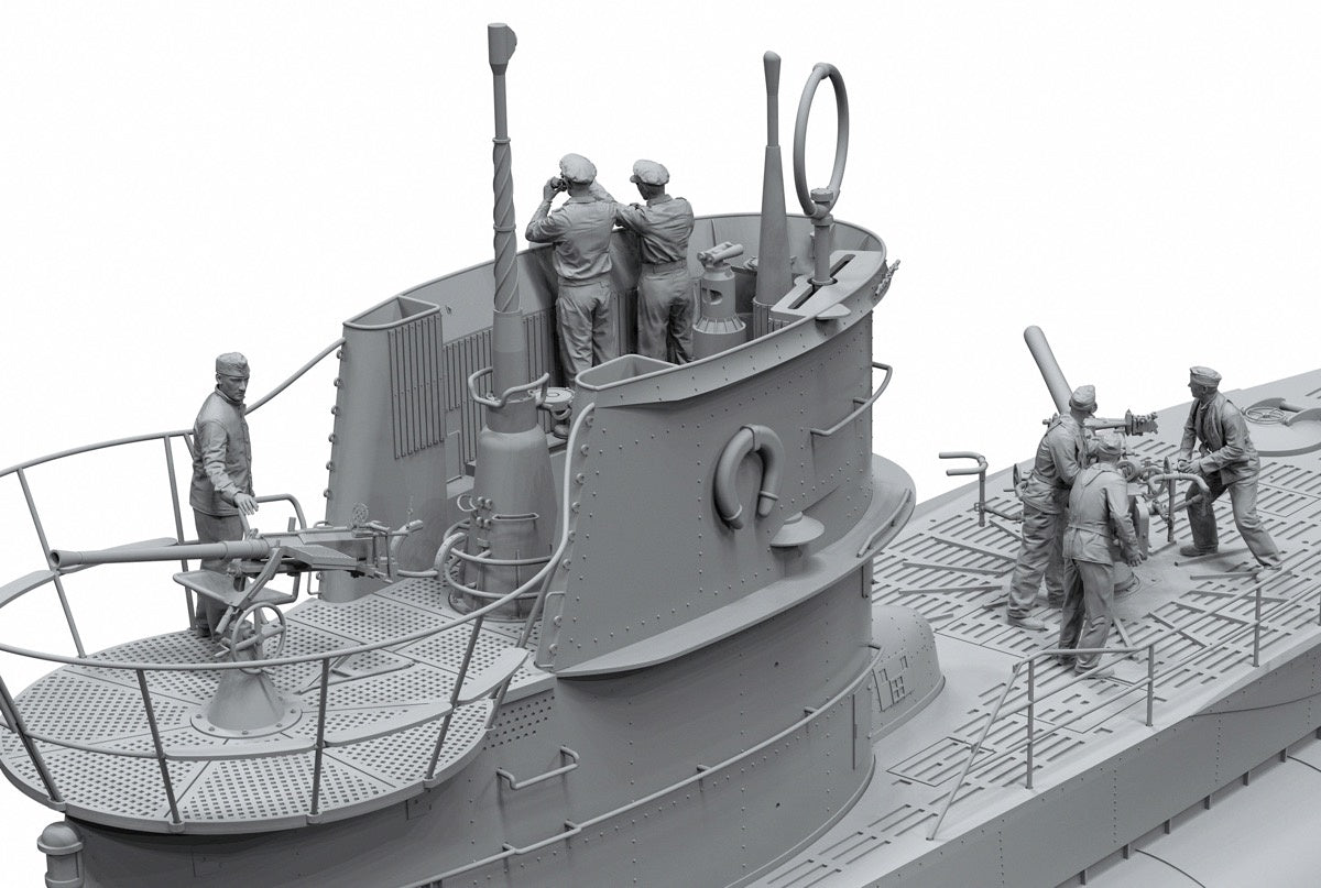 Border Model 1/35 German Submariners & Commanders In Action