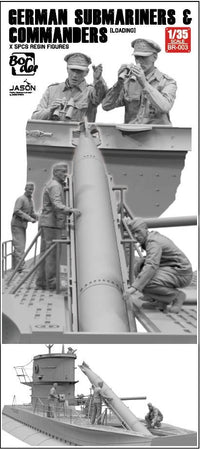 Border Model 1/35 German Submariners & Commanders Loading | 6971995748564