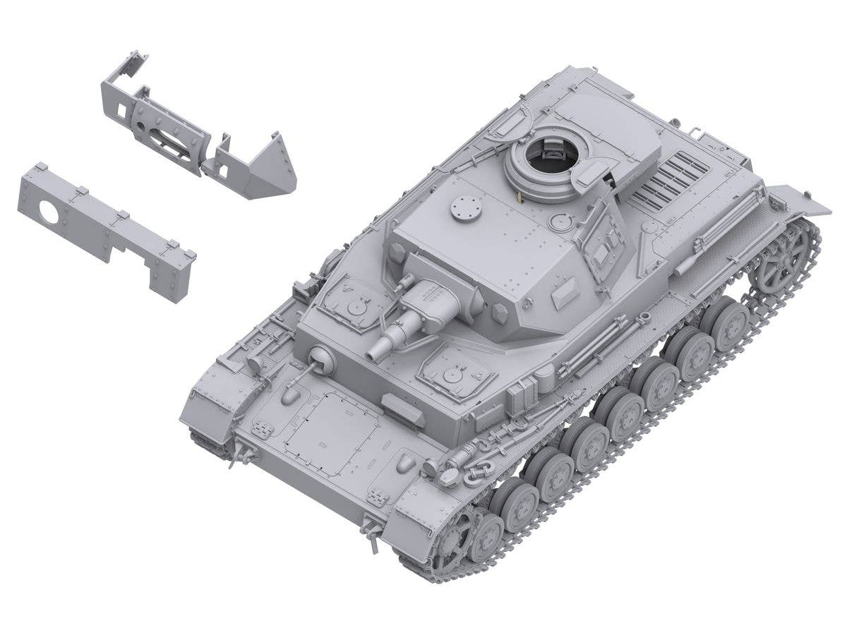Border Model PANZER IV Ausf.F1 Vorpanzer & Schurzen (3 in 1) | 6971995741183
