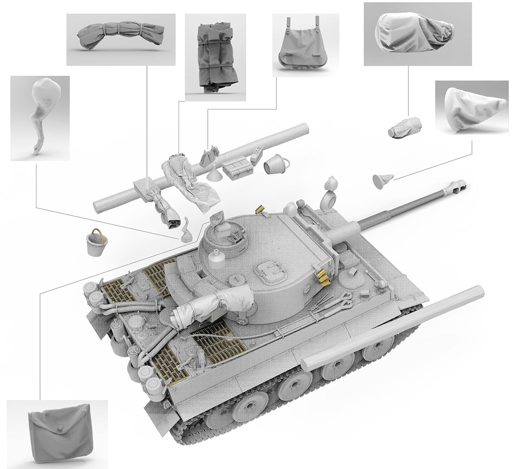 Border Model 1/35 Tiger I Battle Of Kursk Tank