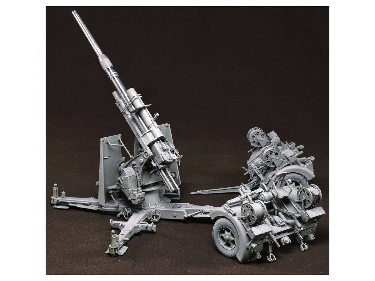 Border Model 1/35 German 88mm Gun Flak36 w/6 Anti-Aircraft Artillery Crew Members | 6971995748069