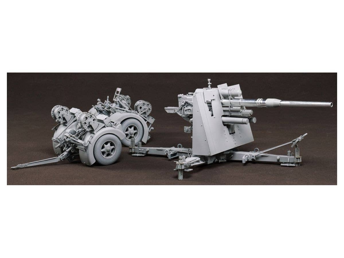 Border Model 1/35 German 88mm Gun Flak36 w/6 Anti-Aircraft Artillery Crew Members | 6971995748069