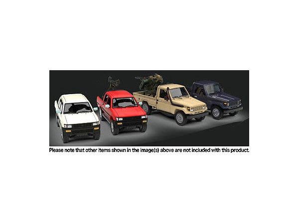 3R Model 1/72 Mid East two-door War pickup & ZPU-2 (2 Trucks & 1 MG) | 6970888055055