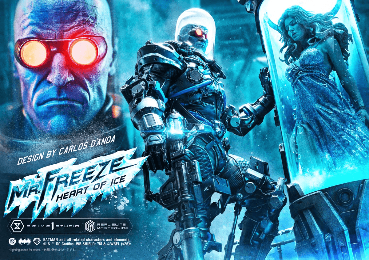 Real Elite Masterline Batman (Comics) Mr. Freeze Heart of Ice (Design by Carlos D'Anda)