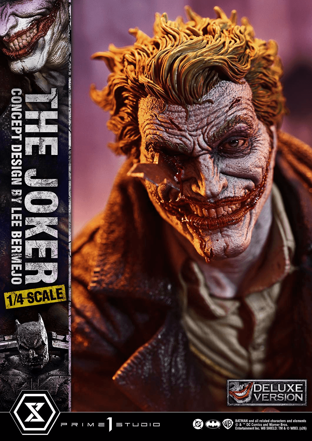 Ultimate Premium Masterline Batman (Comics) The Joker (Concept Design by Lee Bermejo) DX Bonus Version | 4582647124173