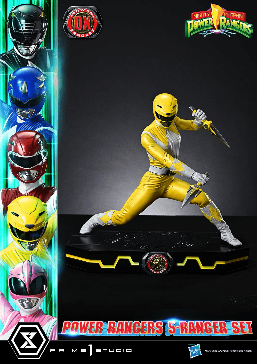 Premium Masterline Mighty Morphin Power Rangers Power Rangers 5-Ranger Set Deluxe Version
