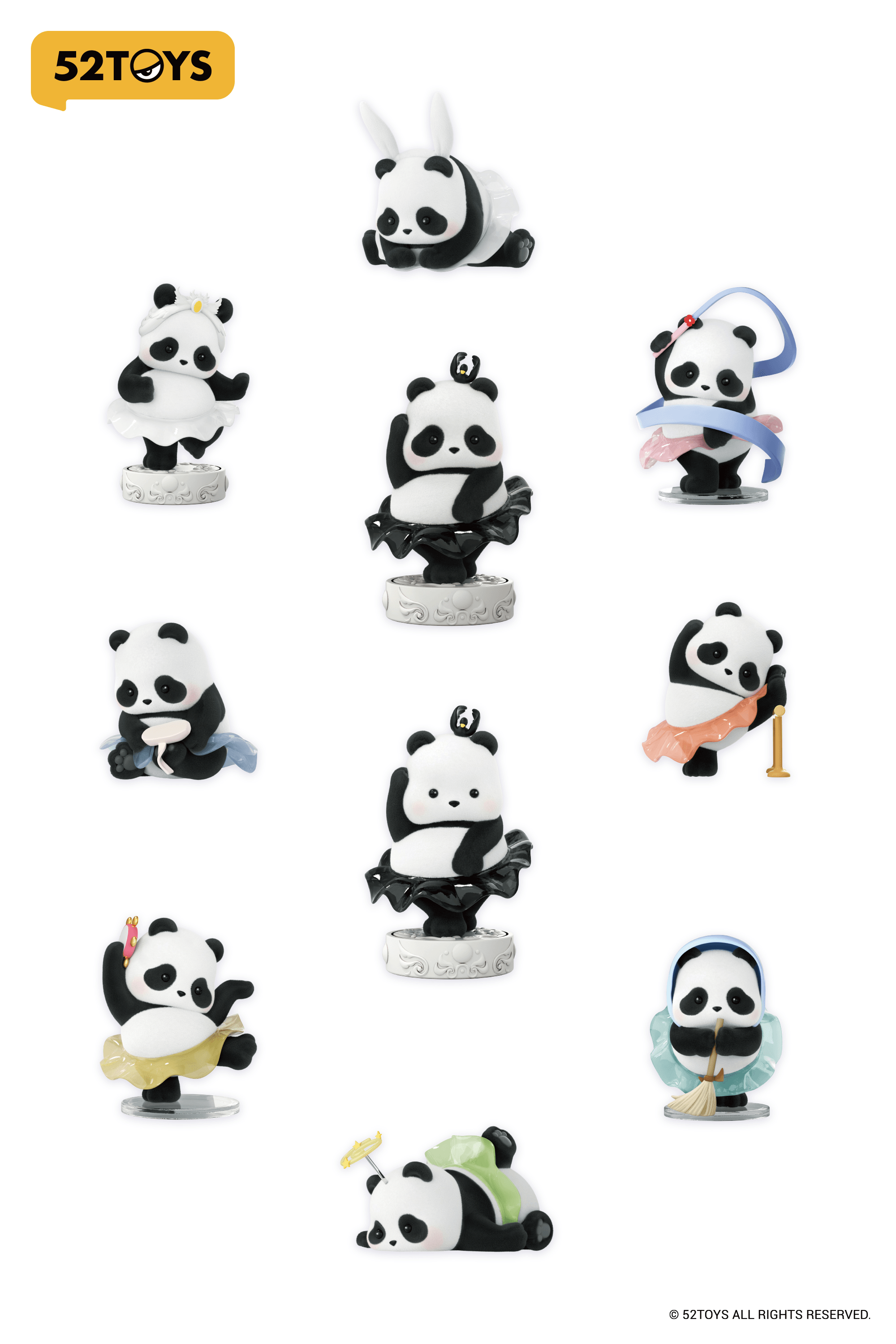 Panda Roll Ballet Performance Series (Box of 8)
