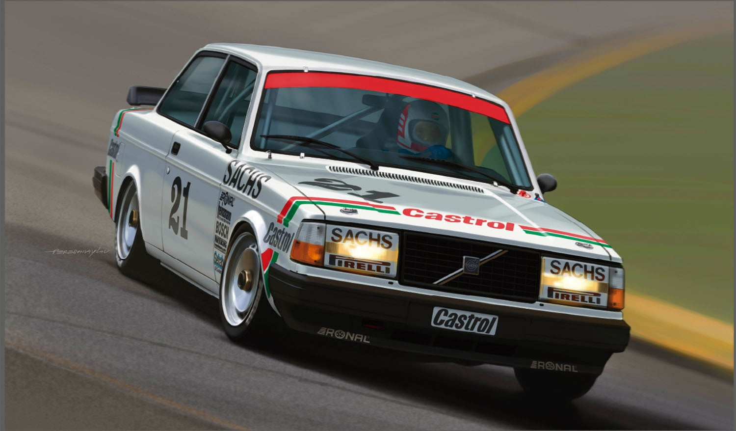 Platz Beemax 1/24 Series Volvo 240 Turbo '85 DTM Champion | 4545782078343