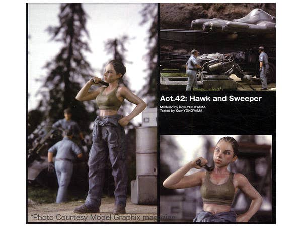 Brick Works Maschinen Krieger 1/20 Female Mechanic (A) | 4571317768052