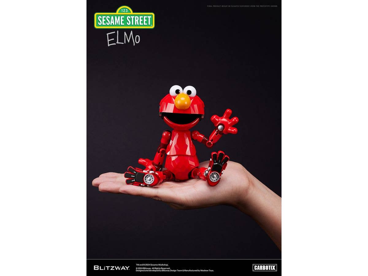 MOSHOW BLITZWAY x MOSHOWTOYS CARBOTIX Sesame Street ELMO Figure | 8809321472334