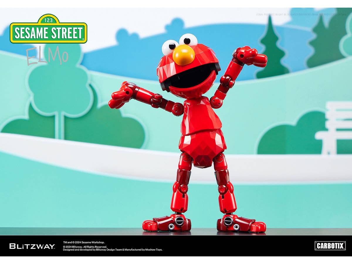 MOSHOW BLITZWAY x MOSHOWTOYS CARBOTIX Sesame Street ELMO Figure | 8809321472334