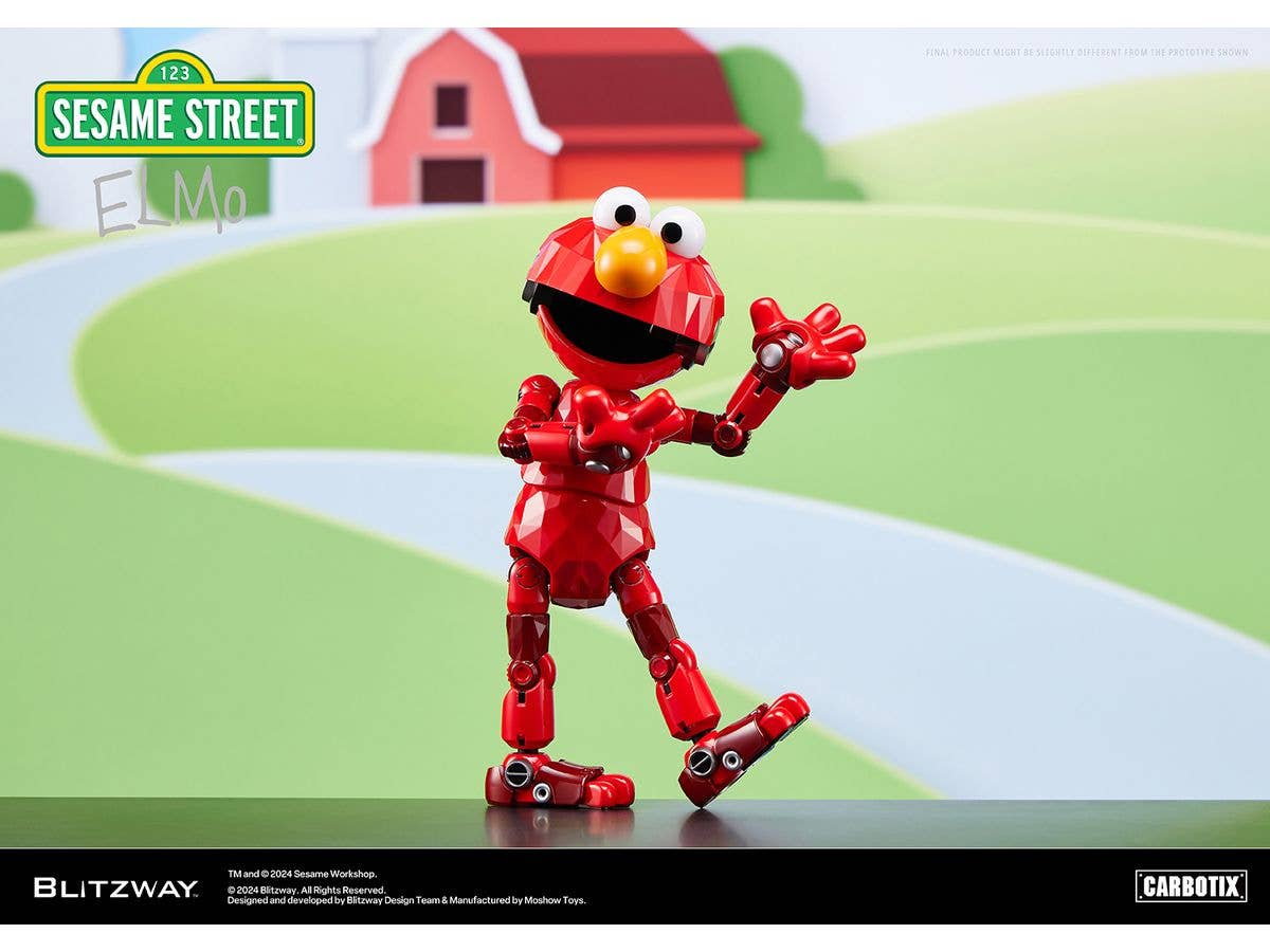 MOSHOW BLITZWAY x MOSHOWTOYS CARBOTIX Sesame Street ELMO Figure | 8809321472334