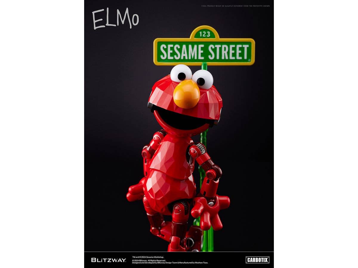 MOSHOW BLITZWAY x MOSHOWTOYS CARBOTIX Sesame Street ELMO Figure | 8809321472334