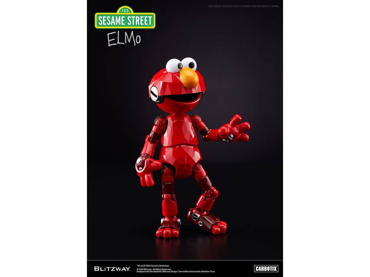 MOSHOW BLITZWAY x MOSHOWTOYS CARBOTIX Sesame Street ELMO Figure | 8809321472334