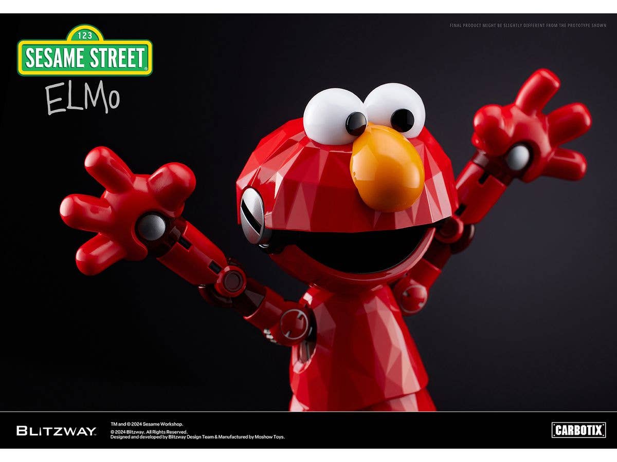 MOSHOW BLITZWAY x MOSHOWTOYS CARBOTIX Sesame Street ELMO Figure | 8809321472334