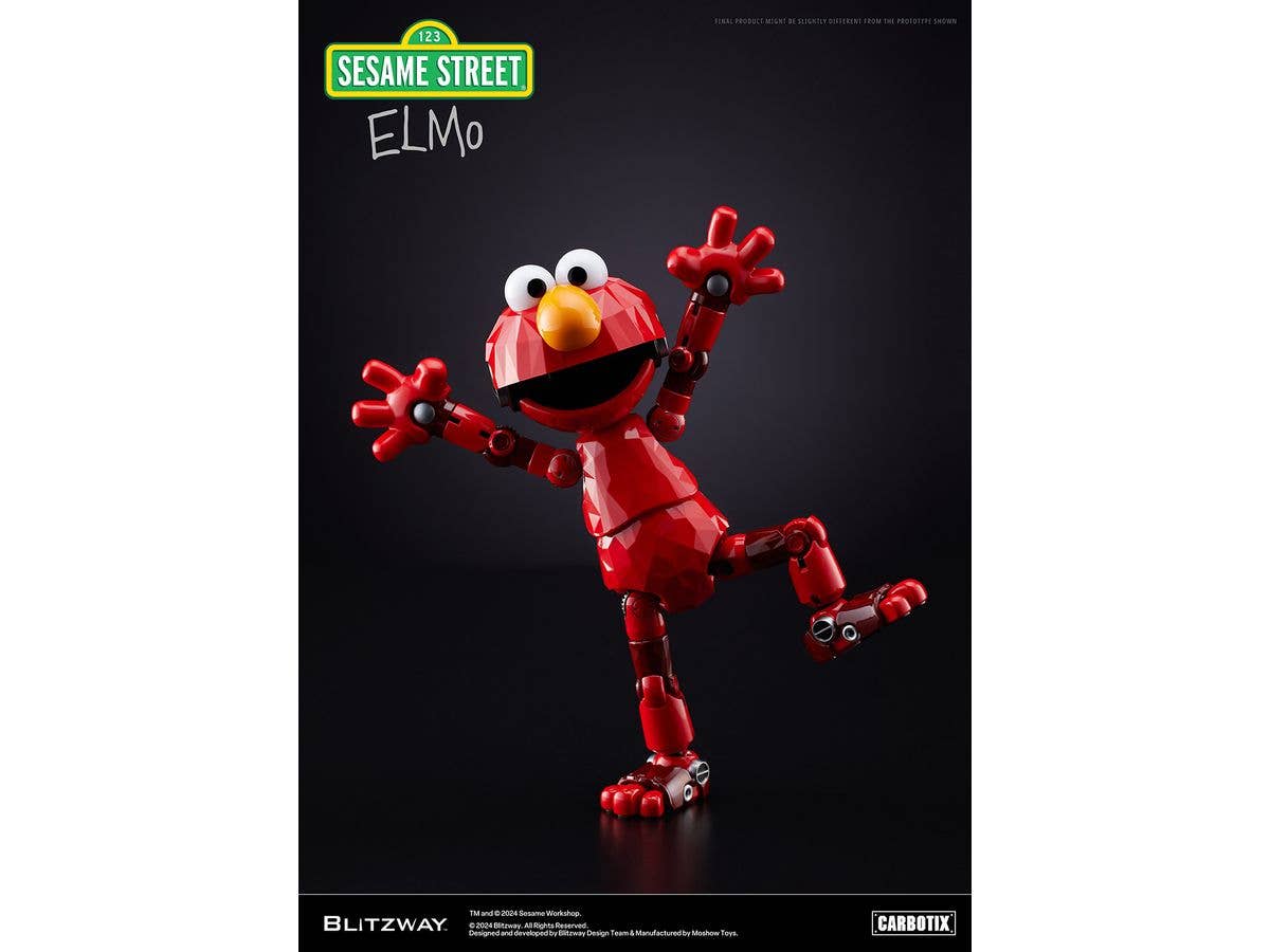 MOSHOW BLITZWAY x MOSHOWTOYS CARBOTIX Sesame Street ELMO Figure | 8809321472334