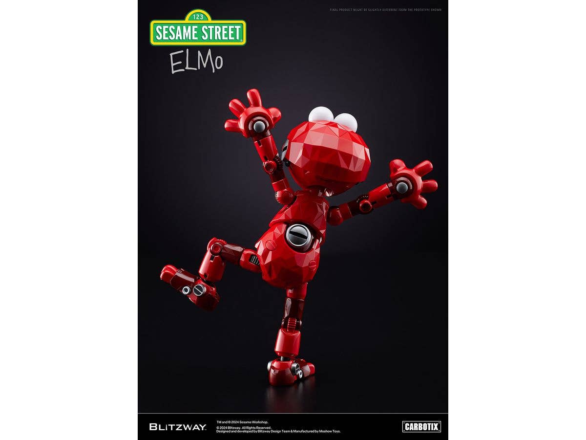 MOSHOW BLITZWAY x MOSHOWTOYS CARBOTIX Sesame Street ELMO Figure | 8809321472334