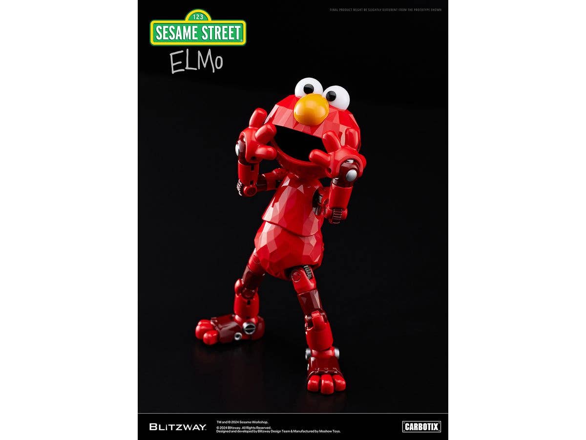 MOSHOW BLITZWAY x MOSHOWTOYS CARBOTIX Sesame Street ELMO Figure | 8809321472334
