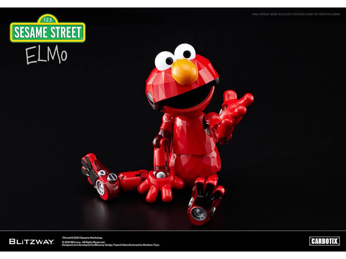 MOSHOW BLITZWAY x MOSHOWTOYS CARBOTIX Sesame Street ELMO Figure | 8809321472334