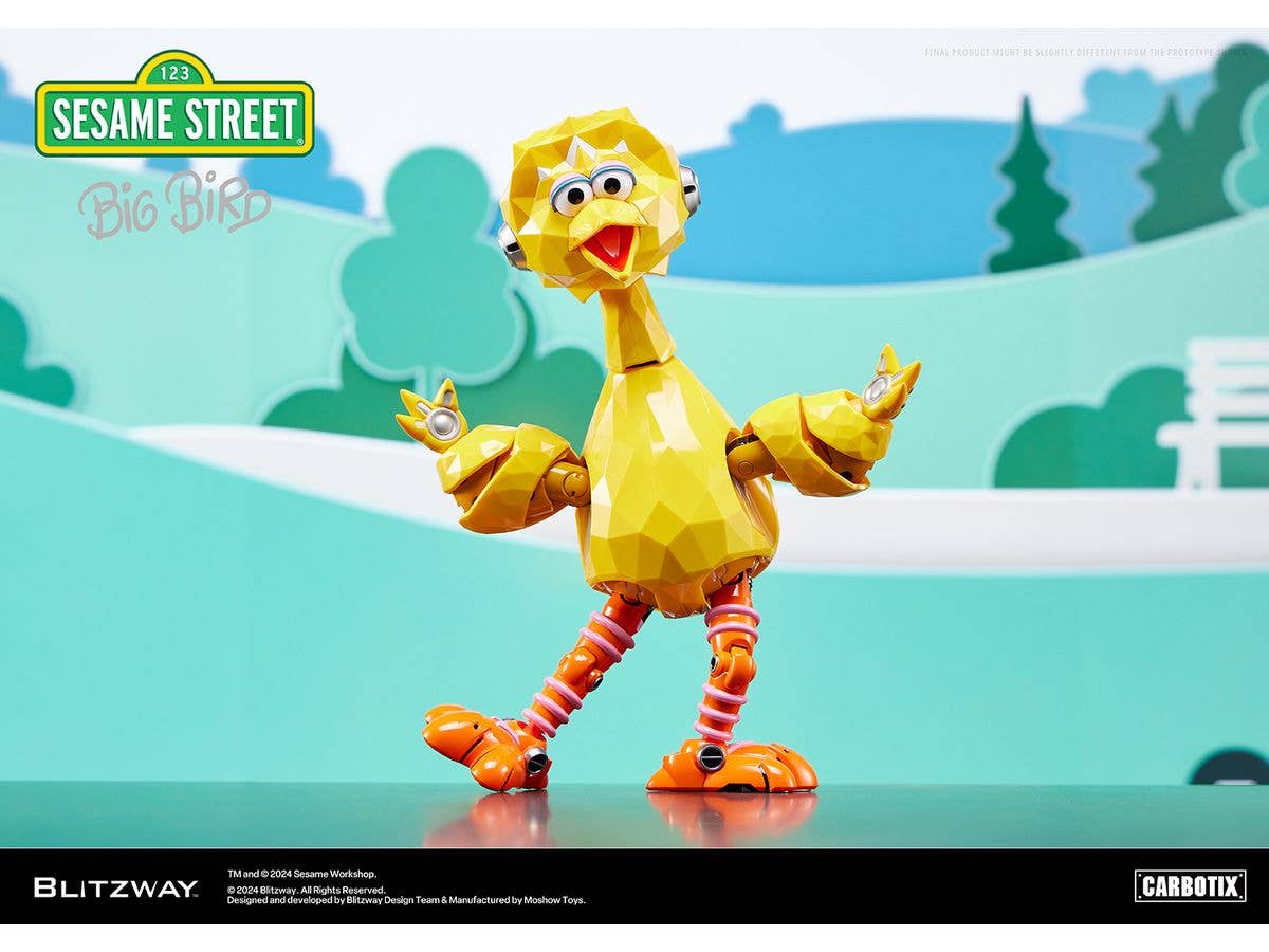 MOSHOW BLITZWAY x MOSHOWTOYS CARBOTIX Sesame Street BIG BIRD Figure | 8809321472341
