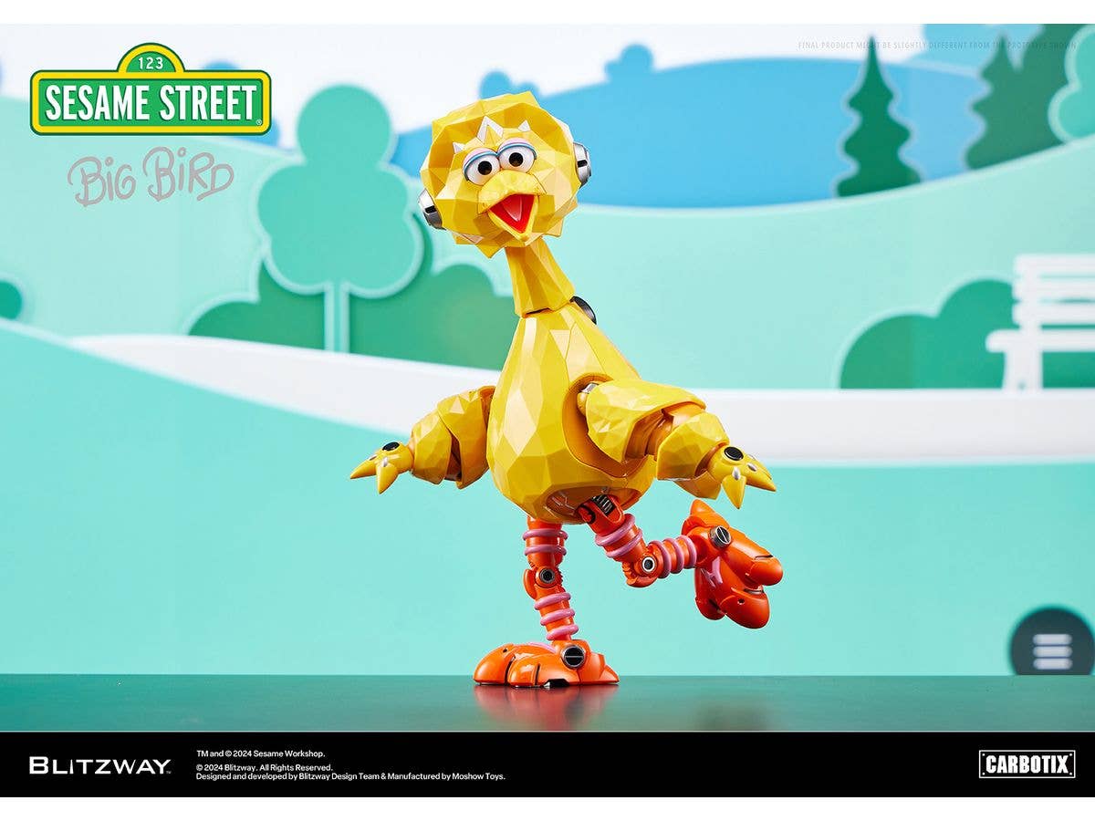 MOSHOW BLITZWAY x MOSHOWTOYS CARBOTIX Sesame Street BIG BIRD Figure | 8809321472341