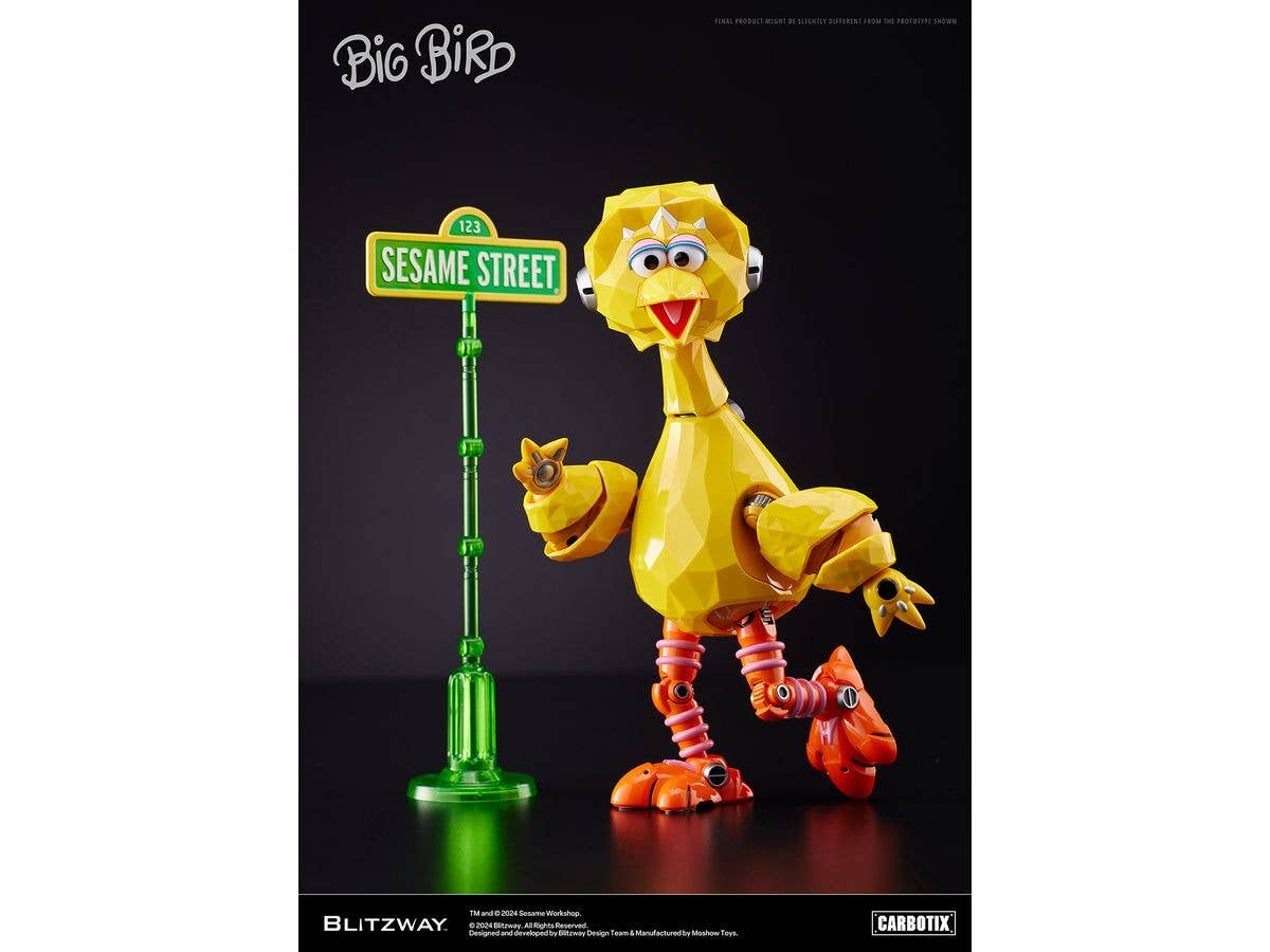 MOSHOW BLITZWAY x MOSHOWTOYS CARBOTIX Sesame Street BIG BIRD Figure | 8809321472341