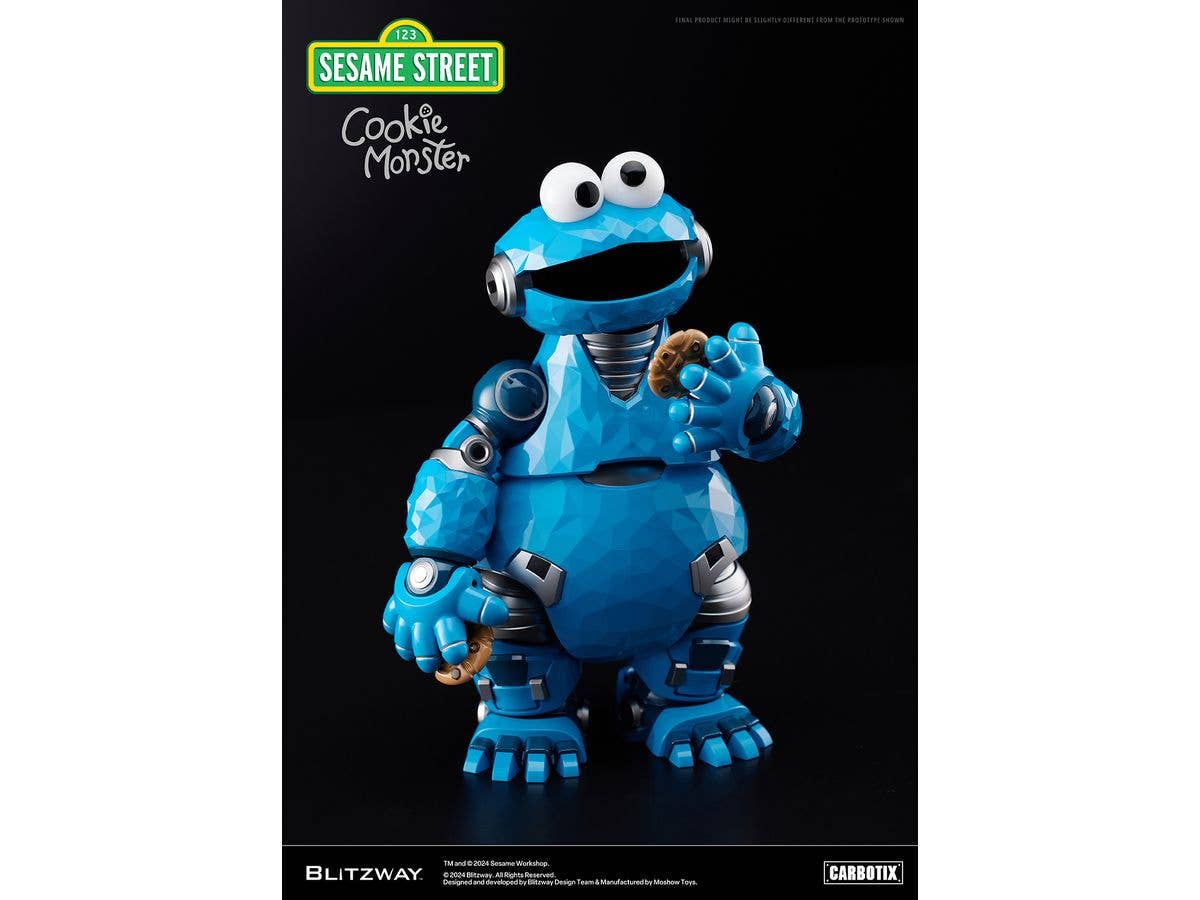 MOSHOW BLITZWAY x MOSHOWTOYS CARBOTIX Sesame Street COOKIE MONSTER Figure | 8809321472358