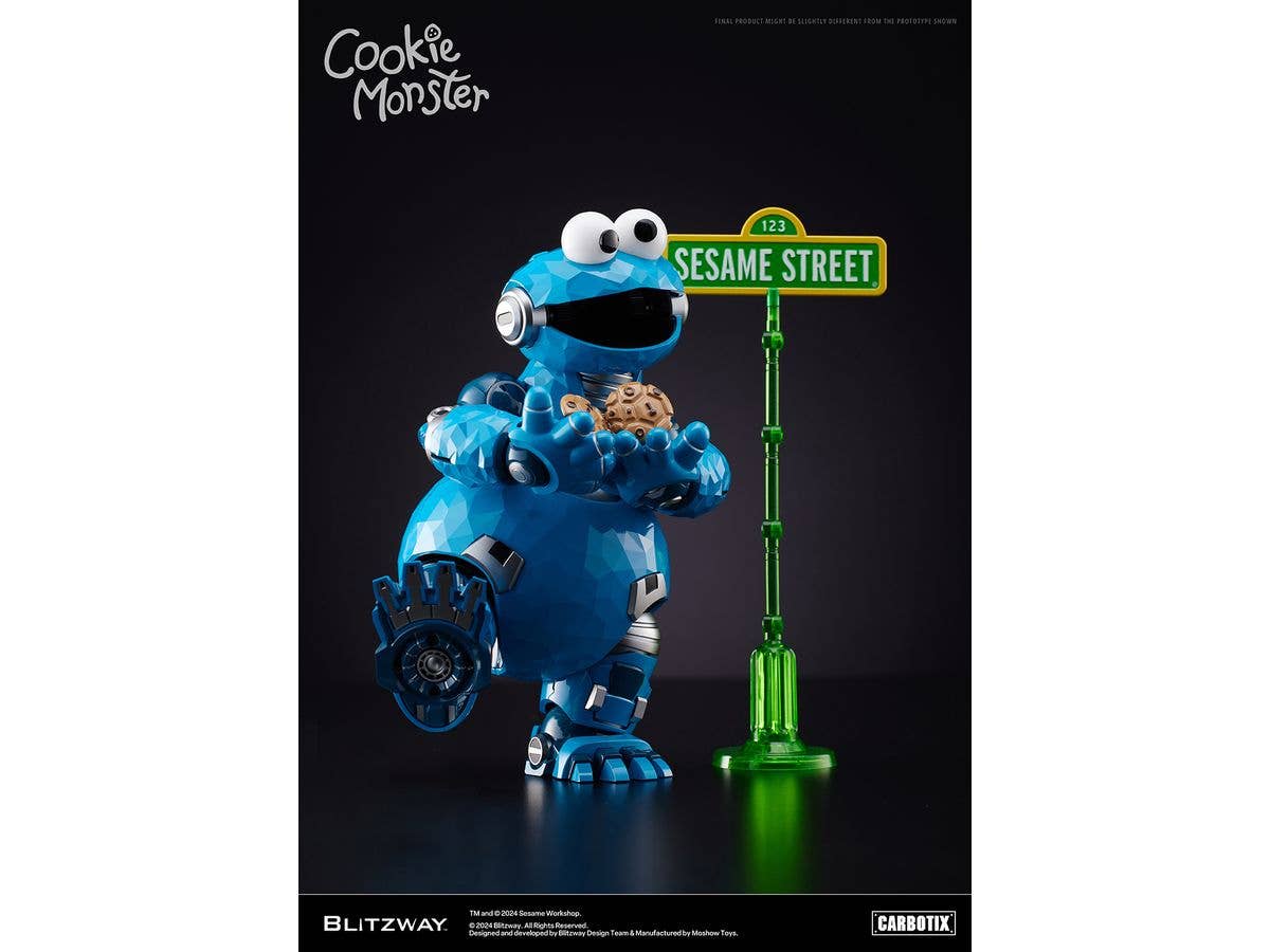 MOSHOW BLITZWAY x MOSHOWTOYS CARBOTIX Sesame Street COOKIE MONSTER Figure | 8809321472358