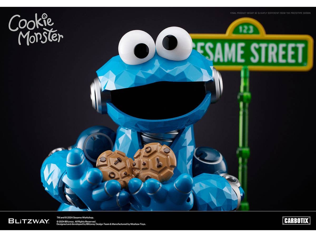 MOSHOW BLITZWAY x MOSHOWTOYS CARBOTIX Sesame Street COOKIE MONSTER Figure | 8809321472358