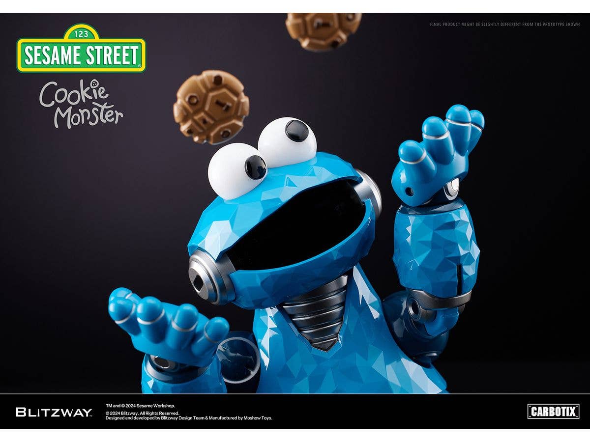 MOSHOW BLITZWAY x MOSHOWTOYS CARBOTIX Sesame Street COOKIE MONSTER Figure | 8809321472358