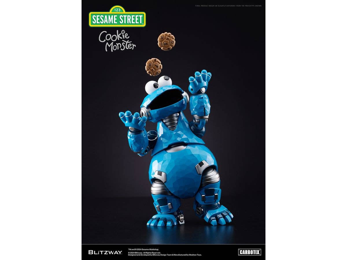MOSHOW BLITZWAY x MOSHOWTOYS CARBOTIX Sesame Street COOKIE MONSTER Figure | 8809321472358