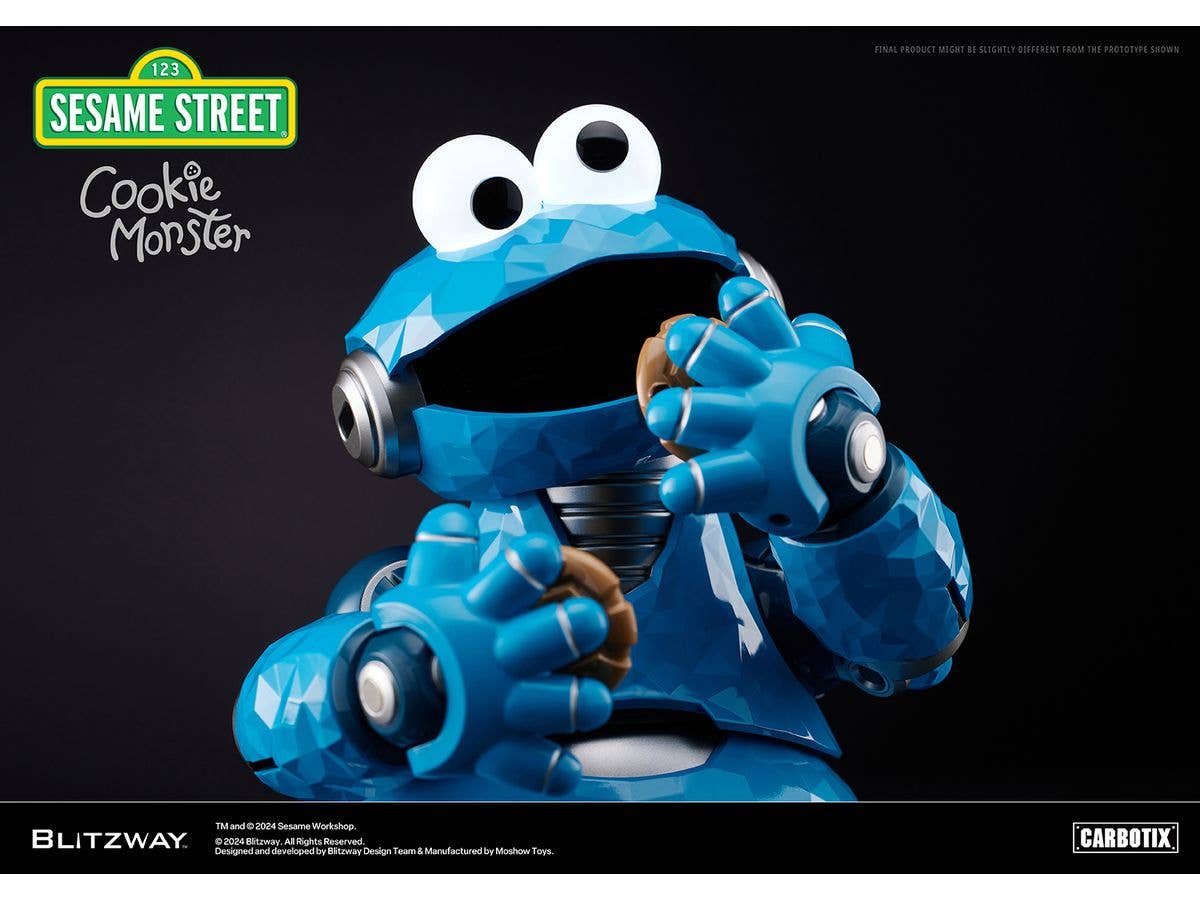 MOSHOW BLITZWAY x MOSHOWTOYS CARBOTIX Sesame Street COOKIE MONSTER Figure | 8809321472358