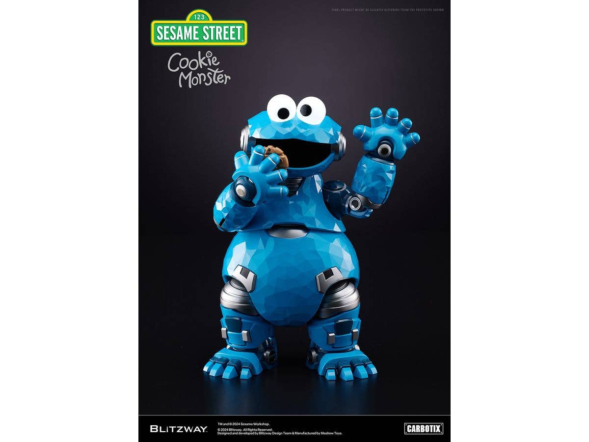 MOSHOW BLITZWAY x MOSHOWTOYS CARBOTIX Sesame Street COOKIE MONSTER Figure | 8809321472358