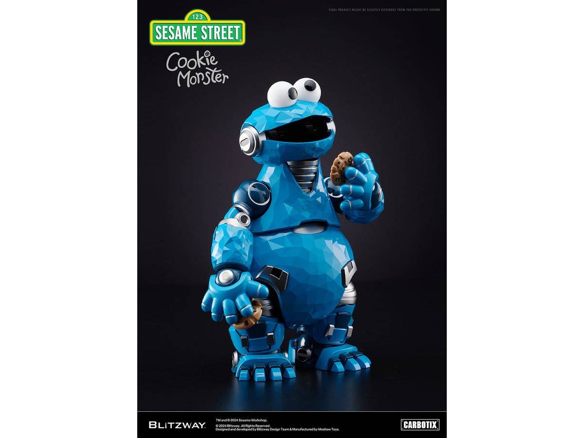 MOSHOW BLITZWAY x MOSHOWTOYS CARBOTIX Sesame Street COOKIE MONSTER Figure | 8809321472358