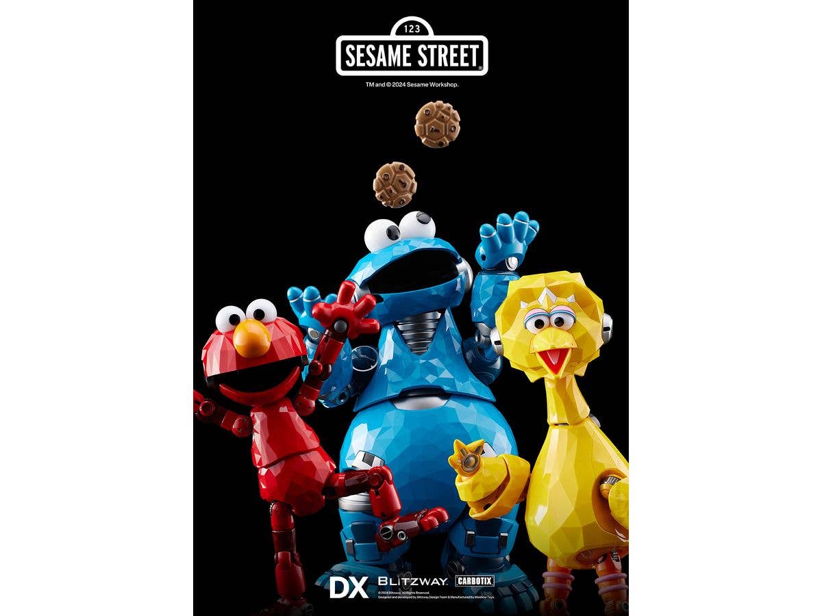 MOSHOW BLITZWAY x MOSHOWTOYS CARBOTIX Sesame Street Figure Set | 8809321472365
