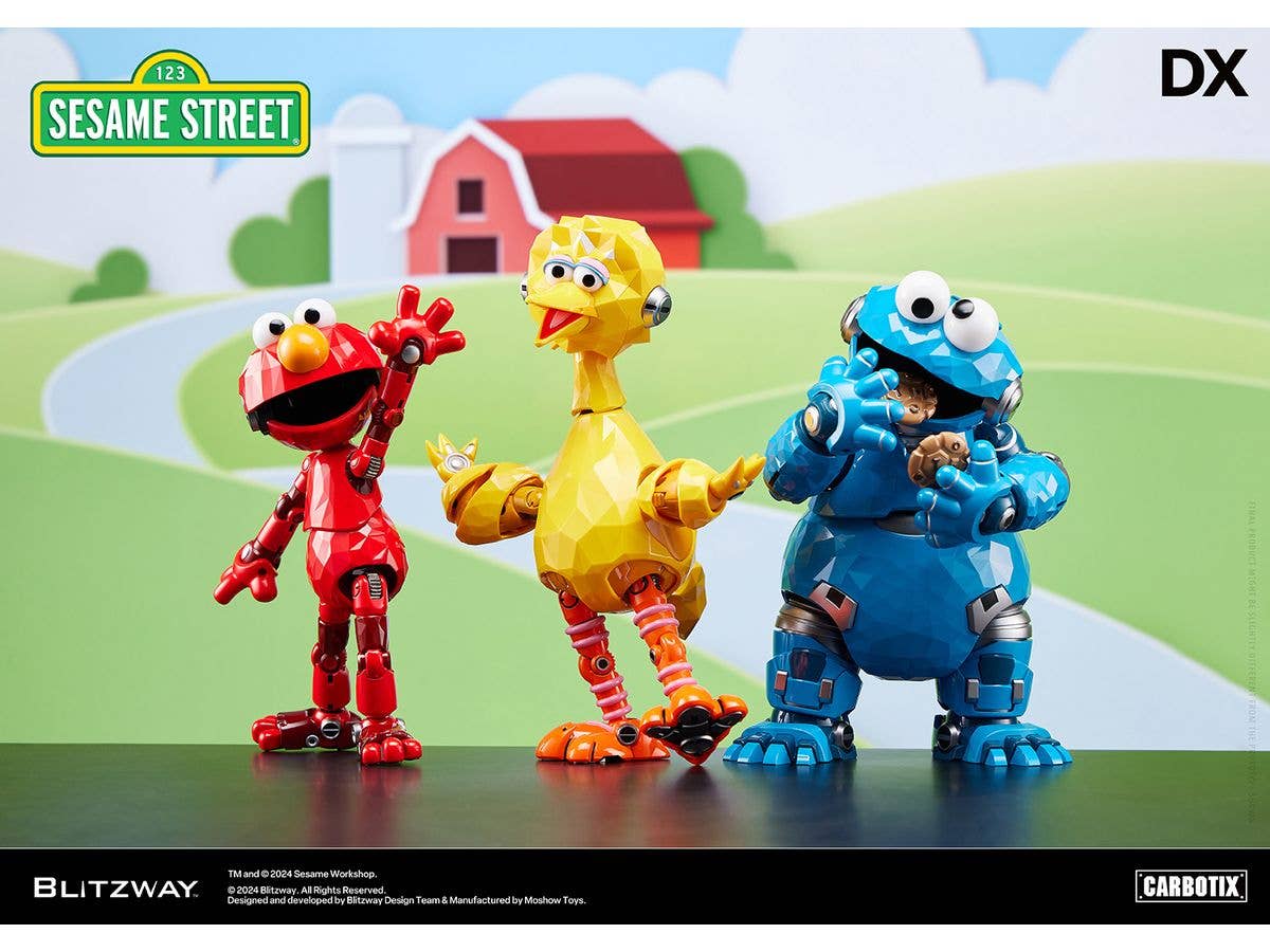 MOSHOW BLITZWAY x MOSHOWTOYS CARBOTIX Sesame Street Figure Set | 8809321472365