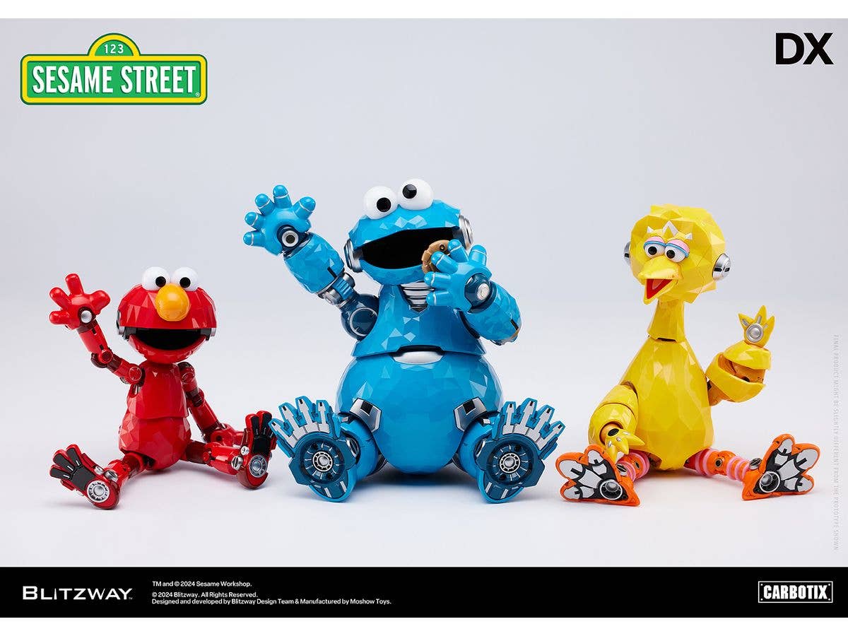 MOSHOW BLITZWAY x MOSHOWTOYS CARBOTIX Sesame Street Figure Set | 8809321472365