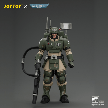 Astra Militarum Kasrkin 3 with Hot-shot Lasgun and Vox-caster