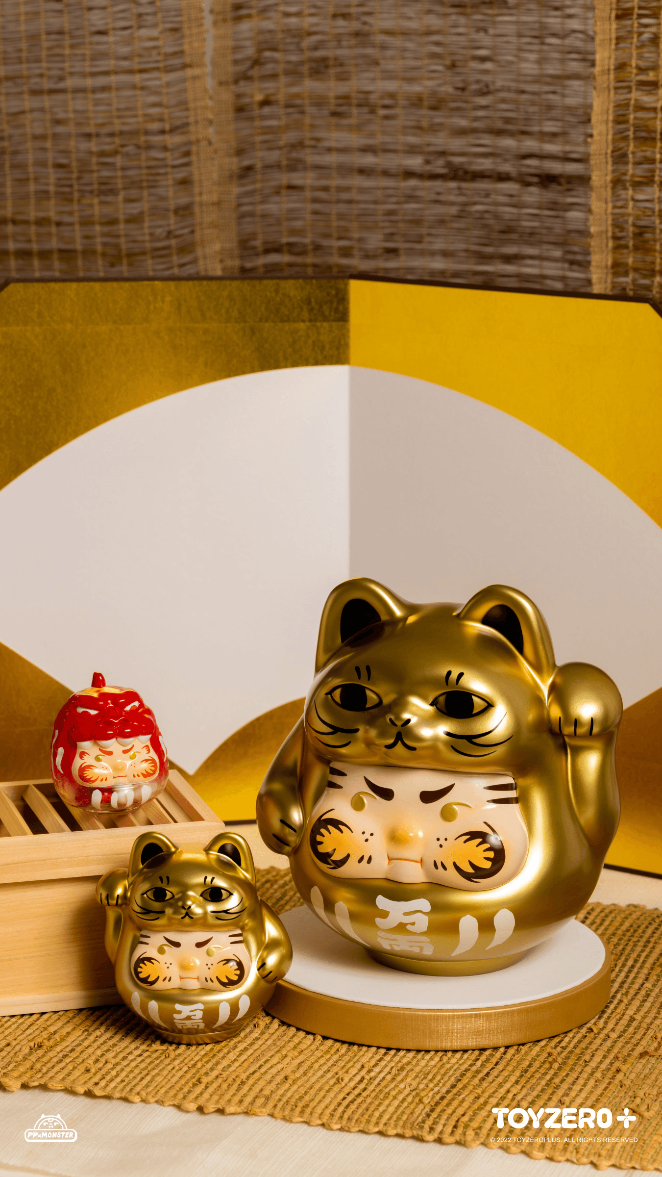 PP Lucky Cat Daruma (Golden cat edition) | 796548113301