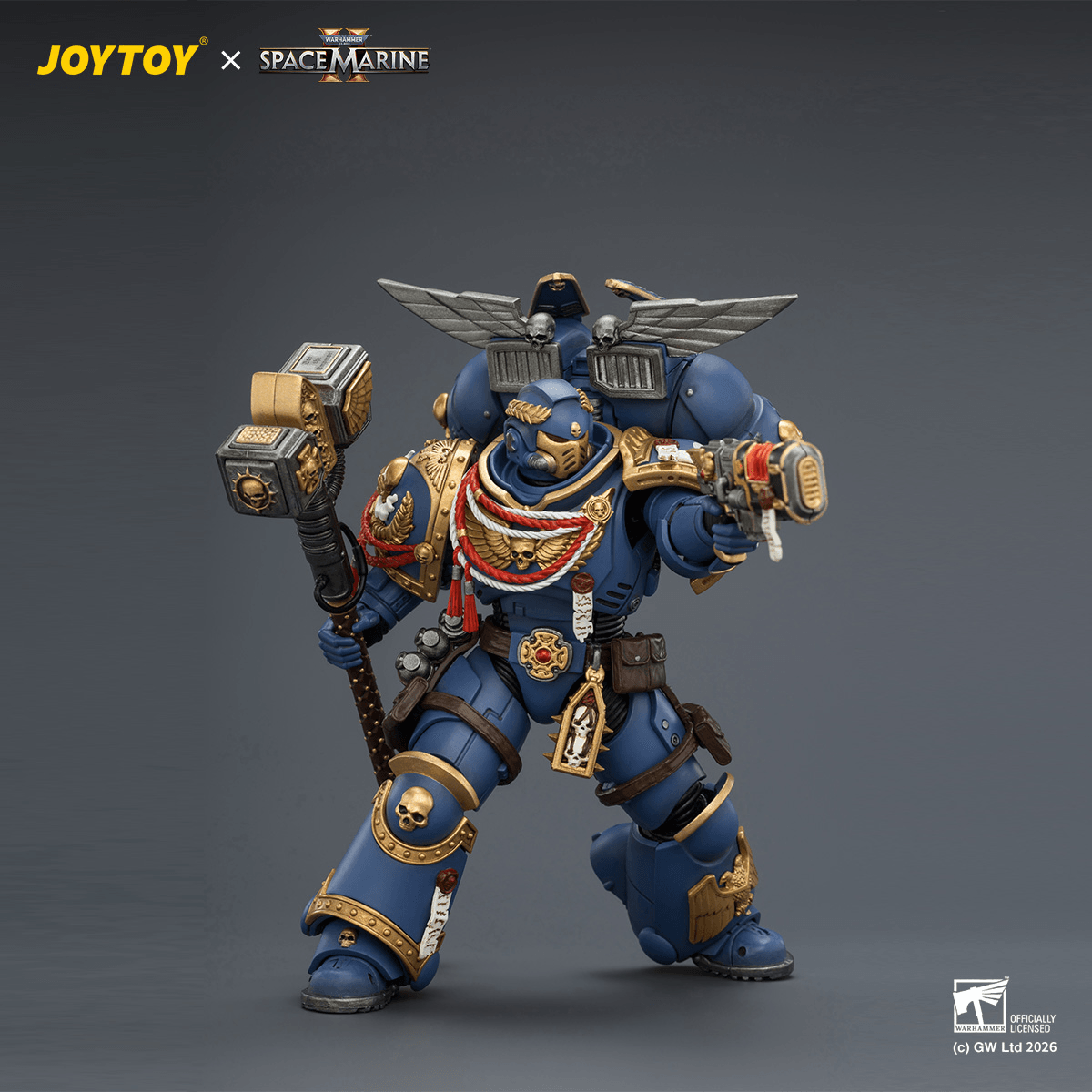 Game Edition Ultramarines Assault Intercessor with Jump Pack, Thunderhammer and Neo-volkite Pistol | 6927054404421