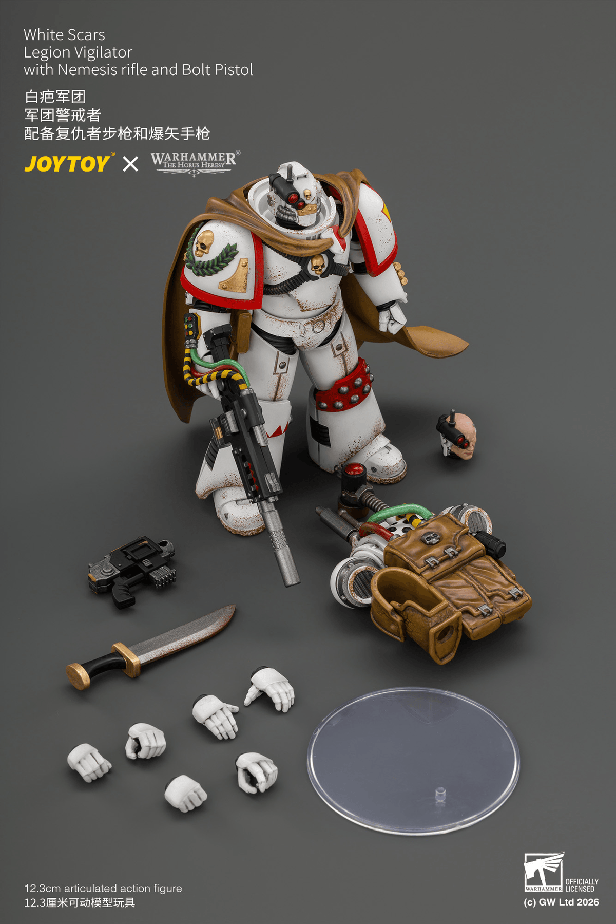White Scars Legion Vigilator with Nemesis rifle and Bolt Pistol