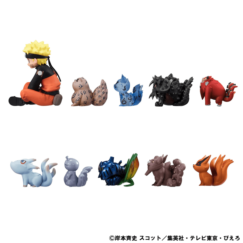 TAITO G.E.M. Series GAIDEN NARUTO SHIPPUDEN UZUMAKI NARUTO & BIJU SET (Repeat)