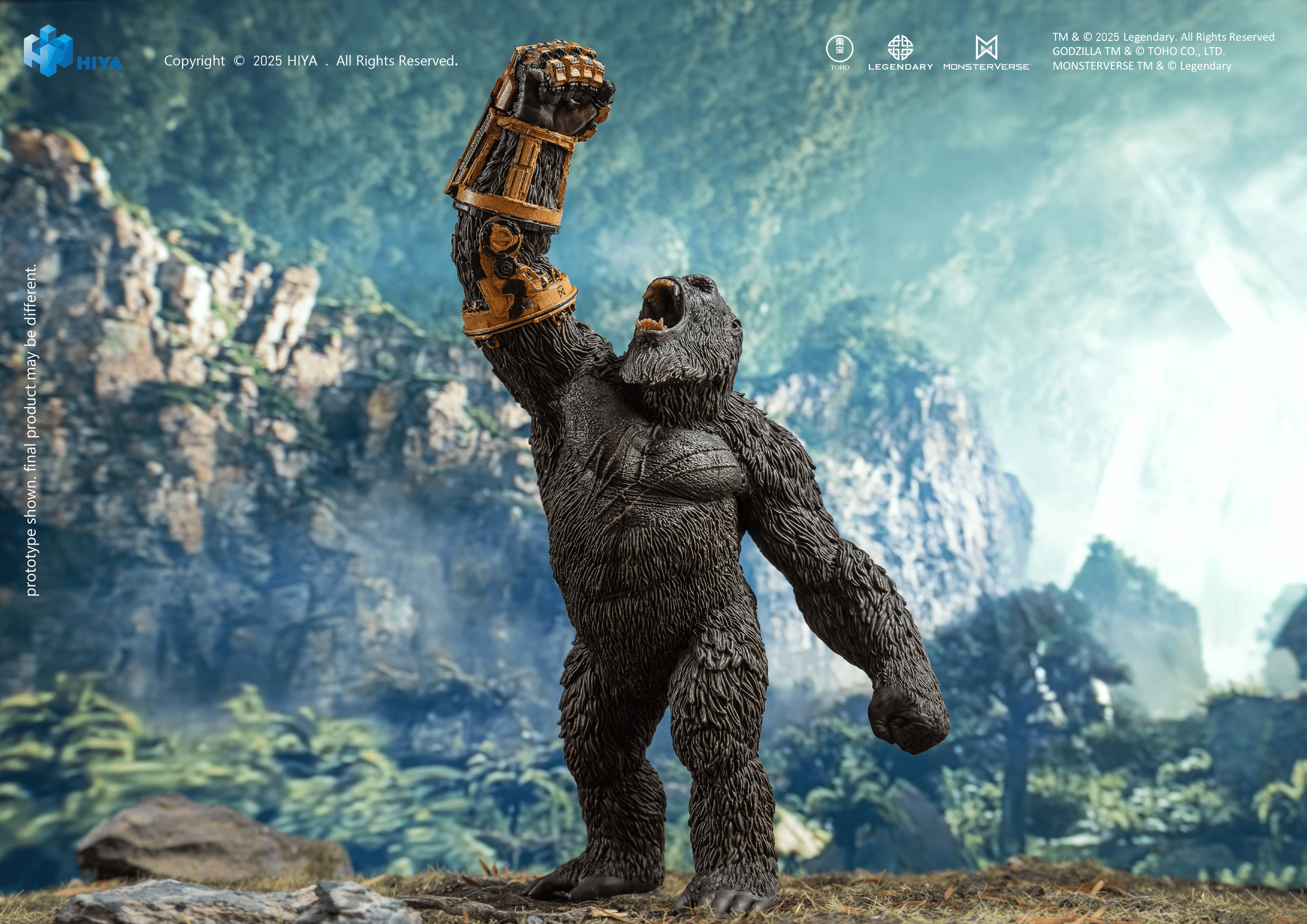 HIYA Stylist Series None Scale 8.7 Inch Godzilla x Kong The New Empire Kong B.E.A.S.T. Glove Version PVC statue | 6957534204791