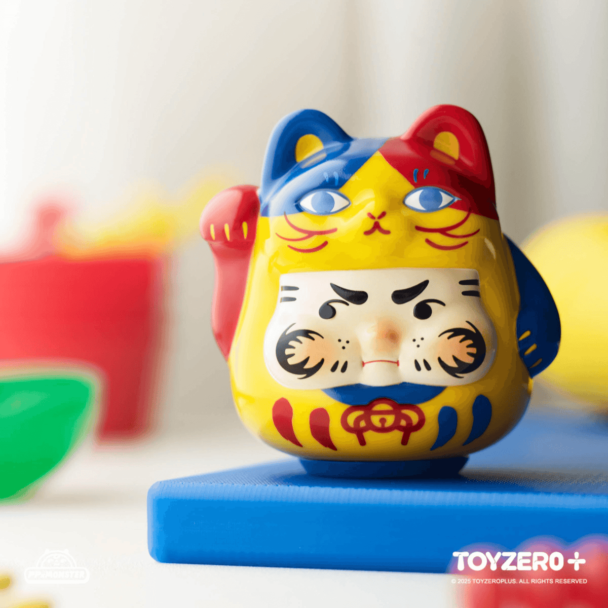 PP X MONSTER Sparkle Lucky Kitten Daruma Blind Box (Box of 16)