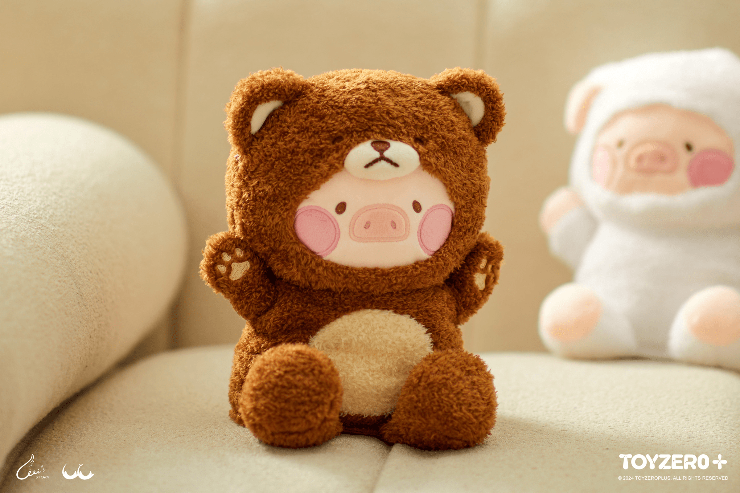 LuLu the Piggy Costume Series - Fluffy Hand Puppets (Bear) | 781005758188