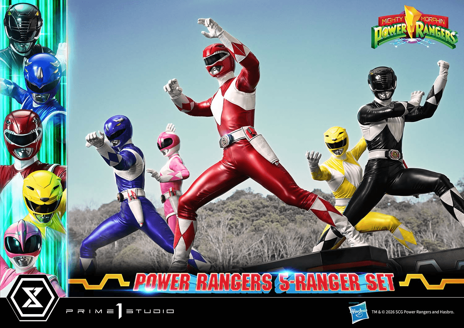 Premium Masterline Mighty Morphin Power Rangers Power Rangers 5-Ranger Set DX Bonus Version