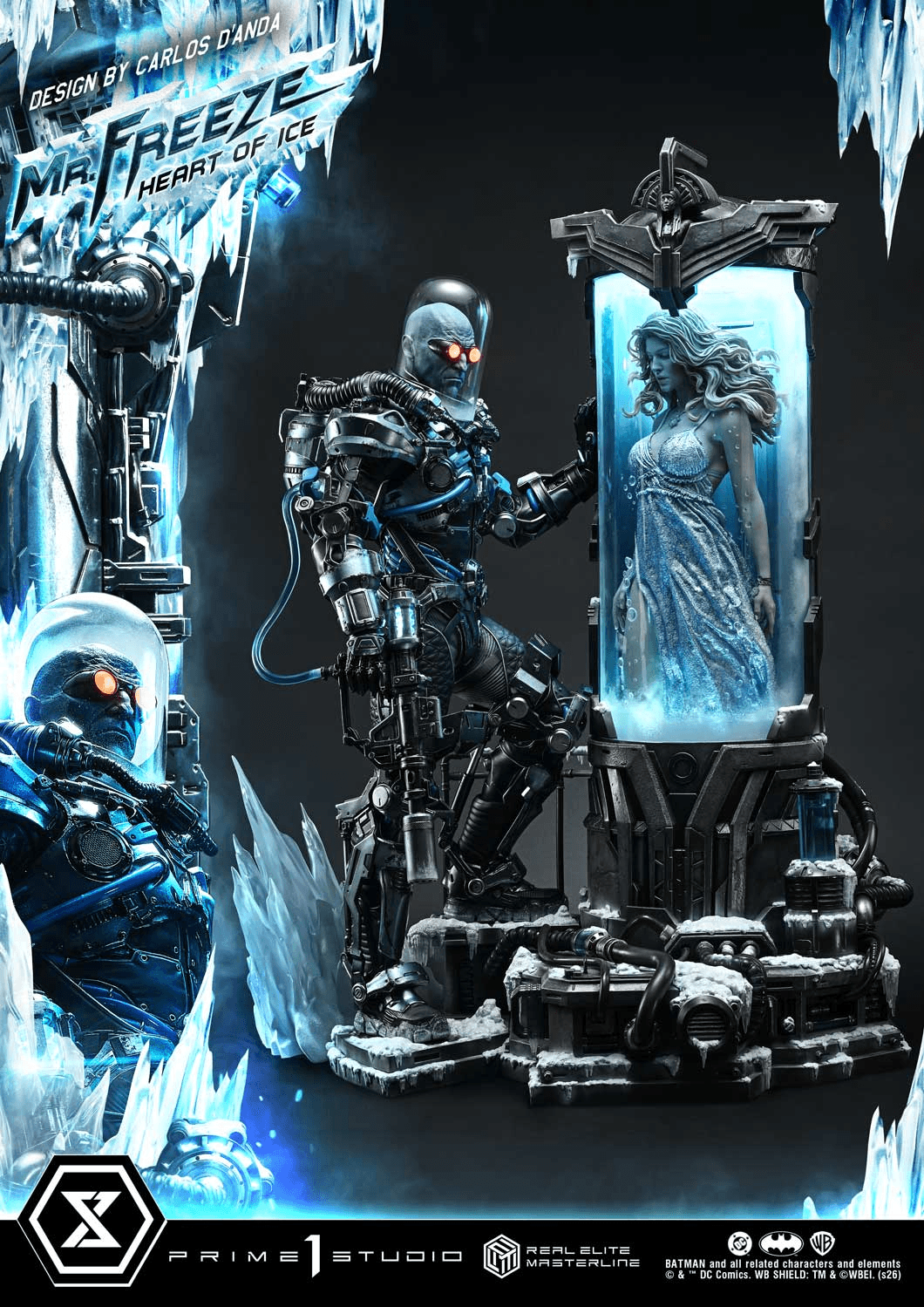 Real Elite Masterline Batman (Comics) Mr. Freeze Heart of Ice (Design by Carlos D'Anda)