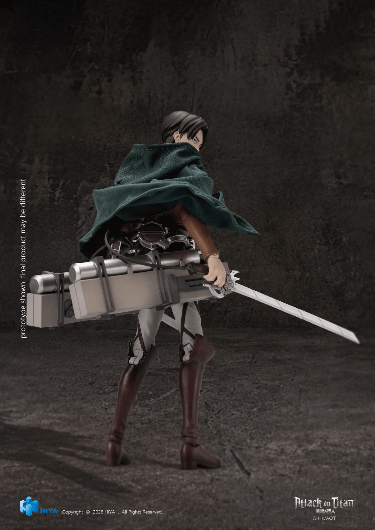 HIYA Exquisite Basic Series 1/12 5.7 Inch Attack on Titan 1-3 Levi Ackerman Action Figure
